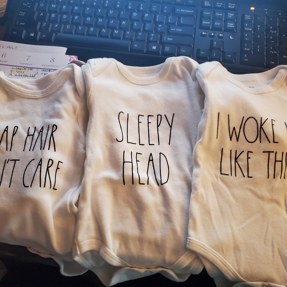 Rae Dunn onesies